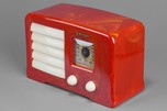 Emerson AX-235 ’Little-Miracle’ Radio Marbleized Red Catalin