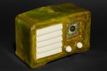 Emerson AX-235 Catalin ’Little Miracle’ 1938 Art Deco Radio in Green