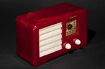 Emerson AX-235 Catalin ’Little Miracle’ 1938 Art Deco Radio in Oxblood Red