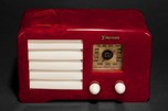 Emerson AX-235 Catalin ’Little Miracle’ 1938 Art Deco Radio in Oxblood Red