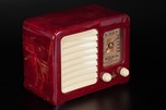 Emerson BM258 Catalin Radio ’Big Miracle’ in Bright Oxblood Red