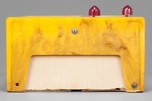 Emerson BM258 Big Miracle Catalin Radio in Yellow w/ Maroon