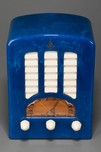 Emerson BT-245 Catalin ’Tombstone’ Radio - Lapis Lazuli Blue