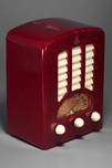 Emerson BT-245 Catalin Radio in Oxblood + Ivory ’Tombstone’