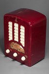 Emerson BT-245 Catalin Radio in Oxblood + Ivory ’Tombstone’