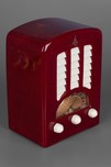 Emerson BT-245 ‘Tombstone’ Catalin Radio in Oxblood + Ivory