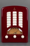 Emerson BT-245 ‘Tombstone’ Catalin Radio in Oxblood + Ivory