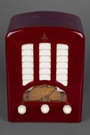 Emerson BT-245 ‘Tombstone’ Catalin Radio in Oxblood + Ivory