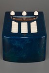 Emerson BT-245 Catalin ’Tombstone’ Radio in Marbleized Blue