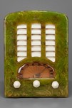 Emerson BT-245 ’Tombstone’ Catalin Radio in Highly Marbleized Green