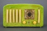 Emerson EP-375 &rdquo;5+1&rdquo; Green Catalin Art Deco Radio