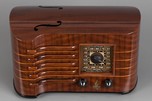 Emerson CV-298 ’Strad’ Radio - Rare Square Dial Ingraham Cabinet Design