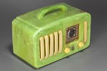 Catalin Emerson EP-375 ’5+1’ Radio in Marbled Green with Handle