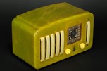 Emerson EP-375 ”5+1” Catalin Radio in Marbleized Green