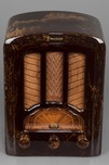 Circassian Onyx Emerson AU-190 Catalin Radio - Rare + Beautiful