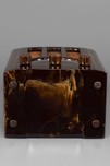 Circassian Onyx Emerson AU-190 Catalin Radio - Rare + Beautiful