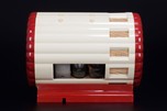 Espey 31 ’Roundabout’ Radio in Ivory and Red Plaskon