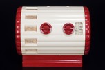 Espey 31 ’Roundabout’ Radio in Ivory and Red Plaskon