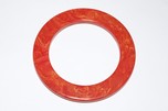 FADA 1000 115 Catalin Radio Red Dial Bezel - Original &rdquo;Bullet&rdquo; Part