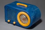 FADA 1000 ’Bullet’ Catalin Radio in Blue + Yellow w/ Great Marbling