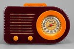 FADA ’Bullet’ Model 1000 Catalin Radio - Plum + Butterscotch