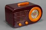 FADA ’Bullet’ Model 1000 Catalin Radio - Plum + Butterscotch