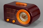 FADA ’Bullet’ Model 1000 Catalin Radio - Plum + Butterscotch