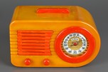 Fada 1000 Insert Grille ’Bullet’ Catalin Radio Butterscotch + Red