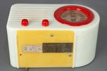 Rare Pre-War FADA 115 ”Bullet” Catalin Radio - White + Red