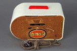 Rare Pre-War FADA 115 ”Bullet” Catalin Radio - White + Red