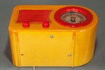 FADA 115 Insert Grill &rdquo;Bullet&rdquo; Catalin Radio Butterscotch + Red - Rare