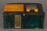 Rare FADA Model 120 Catalin Radio in Blue + Butterscotch