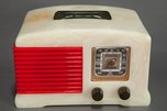 Rare FADA 188 ”All-American” Catalin Radio - Red, White + Blue