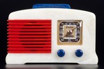 FADA 188 All-American Catalin Radio - White + Red + Blue - Great