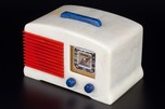 FADA 188 All-American Catalin Radio - White + Red + Blue - Great