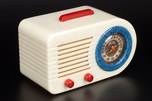 Rare FADA ’All-American’ Bullet Catalin Radio - Red, White + Blue