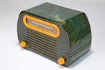 Catalin FADA 252 &rdquo;Temple&rdquo; Radio in Blue + Butterscotch w/ Great Marbling