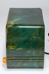 Catalin FADA 252 &rdquo;Temple&rdquo; Radio in Blue + Butterscotch w/ Great Marbling
