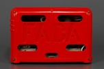 Striking Fada 254RG ’Coloradio’ Radio in Chinese Red Plaskon with Gold Trim