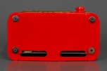 Striking Fada 254RG ’Coloradio’ Radio in Chinese Red Plaskon with Gold Trim