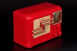 Fada 362RG ’Coloradio’ Radio - Chinese Red Plaskon with Gold Trim