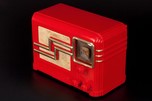 Fada 362RG ’Coloradio’ Radio - Chinese Red Plaskon with Gold Trim
