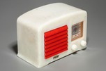 FADA 53 Catalin Radio in Alabaster with Red Grill