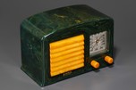 Fada 53 Catalin Radio in Blue with Yellow - Exceedingly Rare
