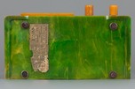FADA Model 53 Catalin Radio in Emerald Green + Butterscotch
