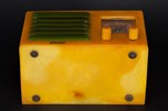 FADA 5F60 Catalin Radio Yellow with Green Insert Grill