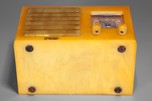 FADA 5F60 Catalin Radio Yellow with Translucent Marbleized Onyx Green