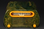FADA 652 ”Temple” Catalin Radio in Blue + Butterscotch w/ Great Marbling