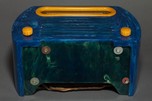 Catalin FADA 652 ’Temple’ Radio in Blue + Butterscotch w/ Great Marbling