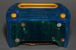 Catalin FADA 652 &rsquo;Temple&rsquo; Radio in Blue + Butterscotch w/ Great Marbling